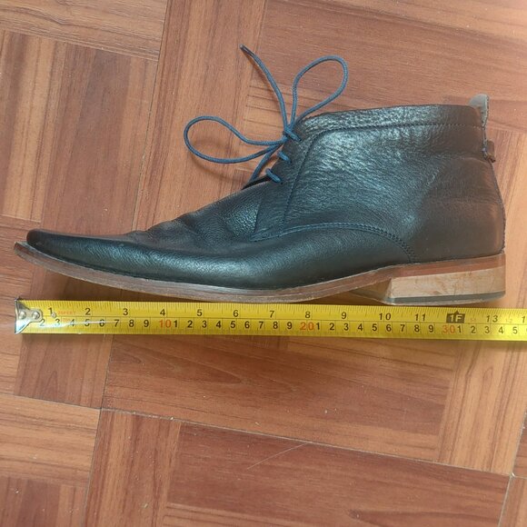 Ted Baker Men’s Black Leather Chukka Boots – Size 9 - Picture 3 of 6